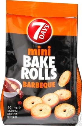 Picture of 7 DAYS BAKE ROLLS BBQ 80GR